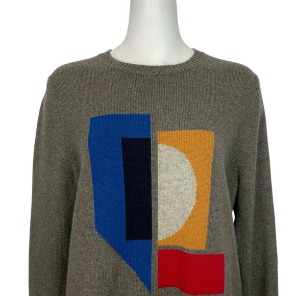 Seasalt Cornwall Polreath Jumper Wool Sweater UK 18 US XL Gray Long Sleeve Crew - Picture 7 of 12